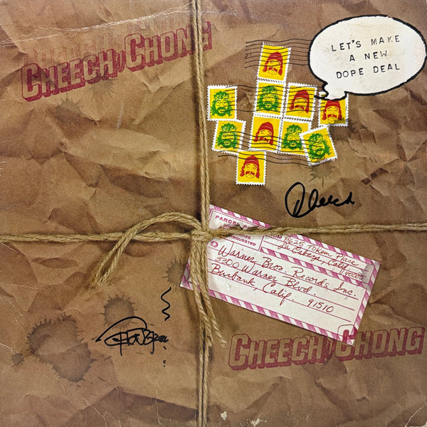 Cheech & Chong Let's Make A New Dope Deal Signed Vinyl Record Album
