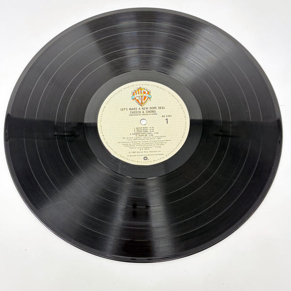Cheech & Chong Let's Make A New Dope Deal Signed Vinyl Record Album