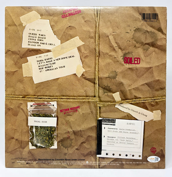 Cheech & Chong Let's Make A New Dope Deal Signed Vinyl Record Album