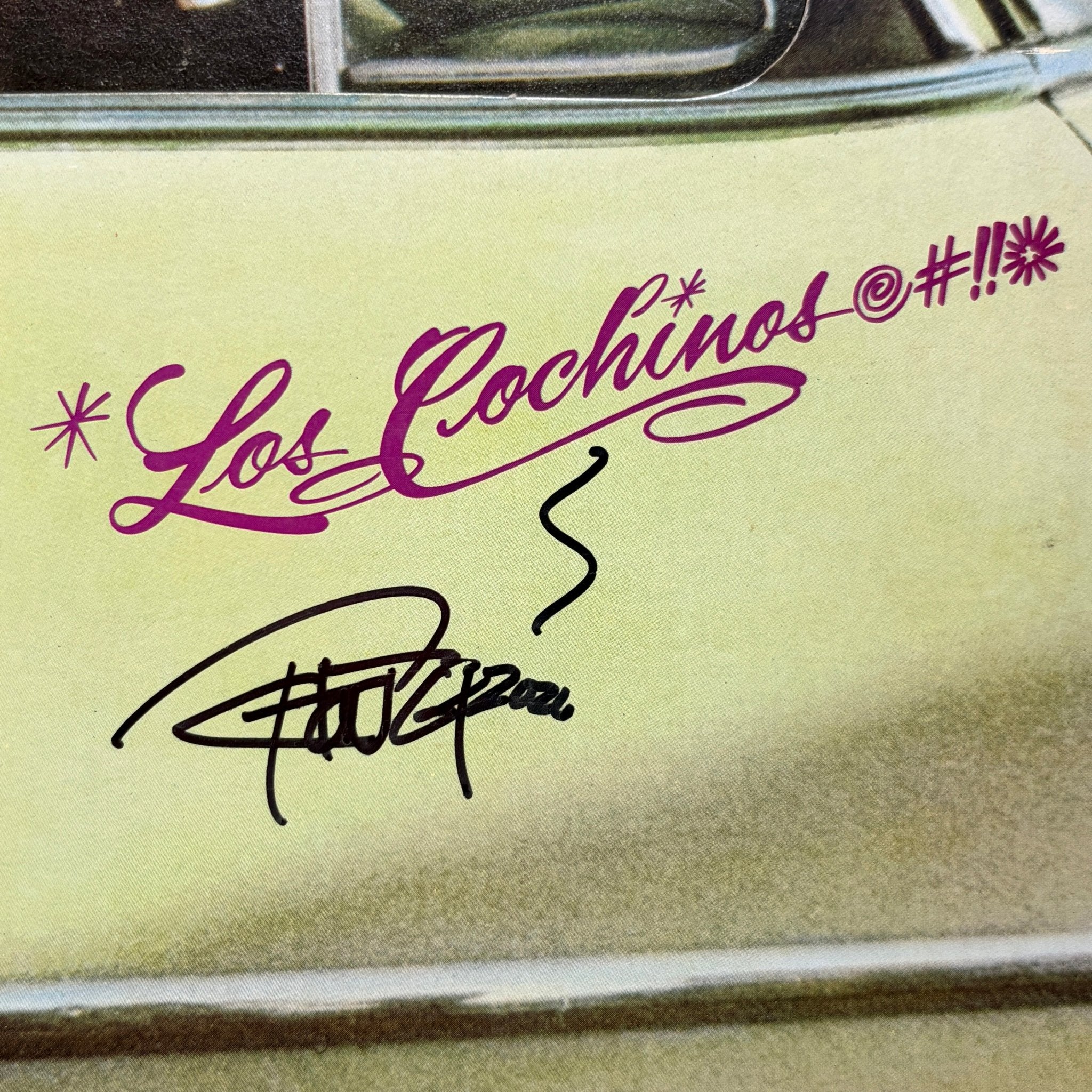 Cheech & Chong Los Cochinos Signed Vinyl Record Album