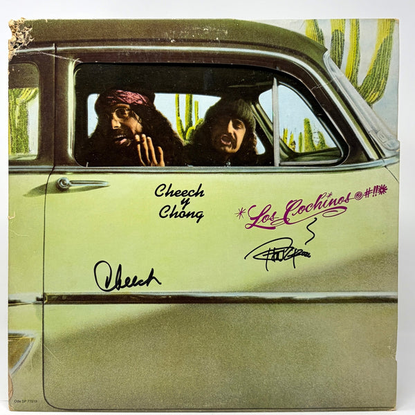 Cheech & Chong Los Cochinos Signed Vinyl Record Album