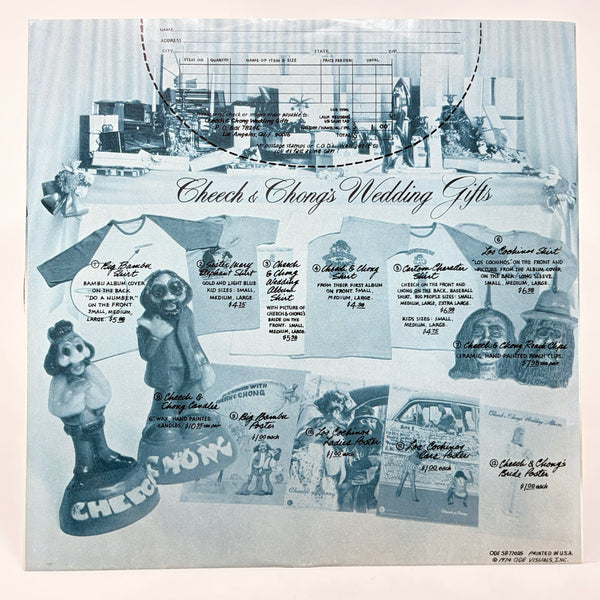 Cheech & Chong's Wedding Album Signed Vinyl Record Album