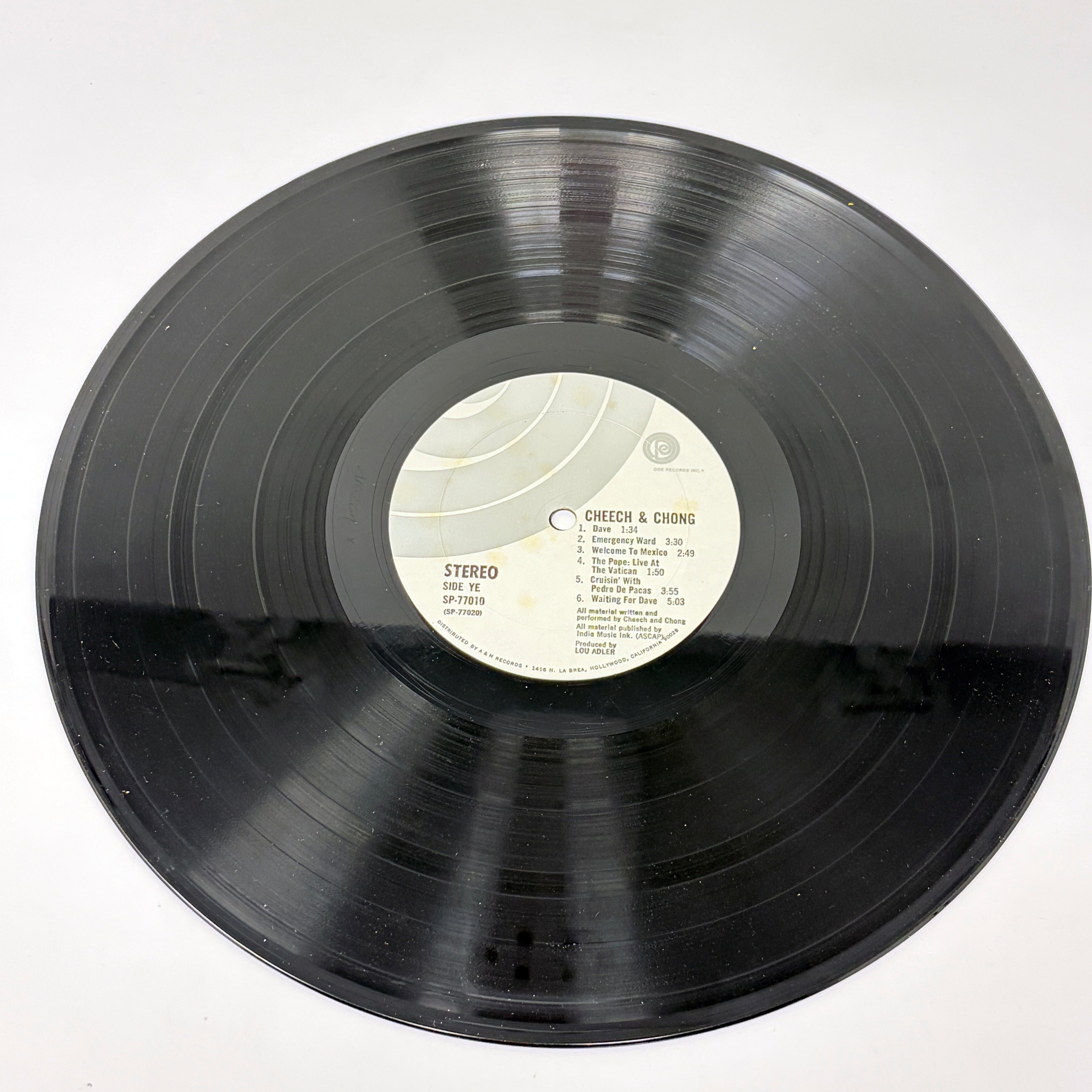 Cheech & Chong Signed Vinyl Record Album