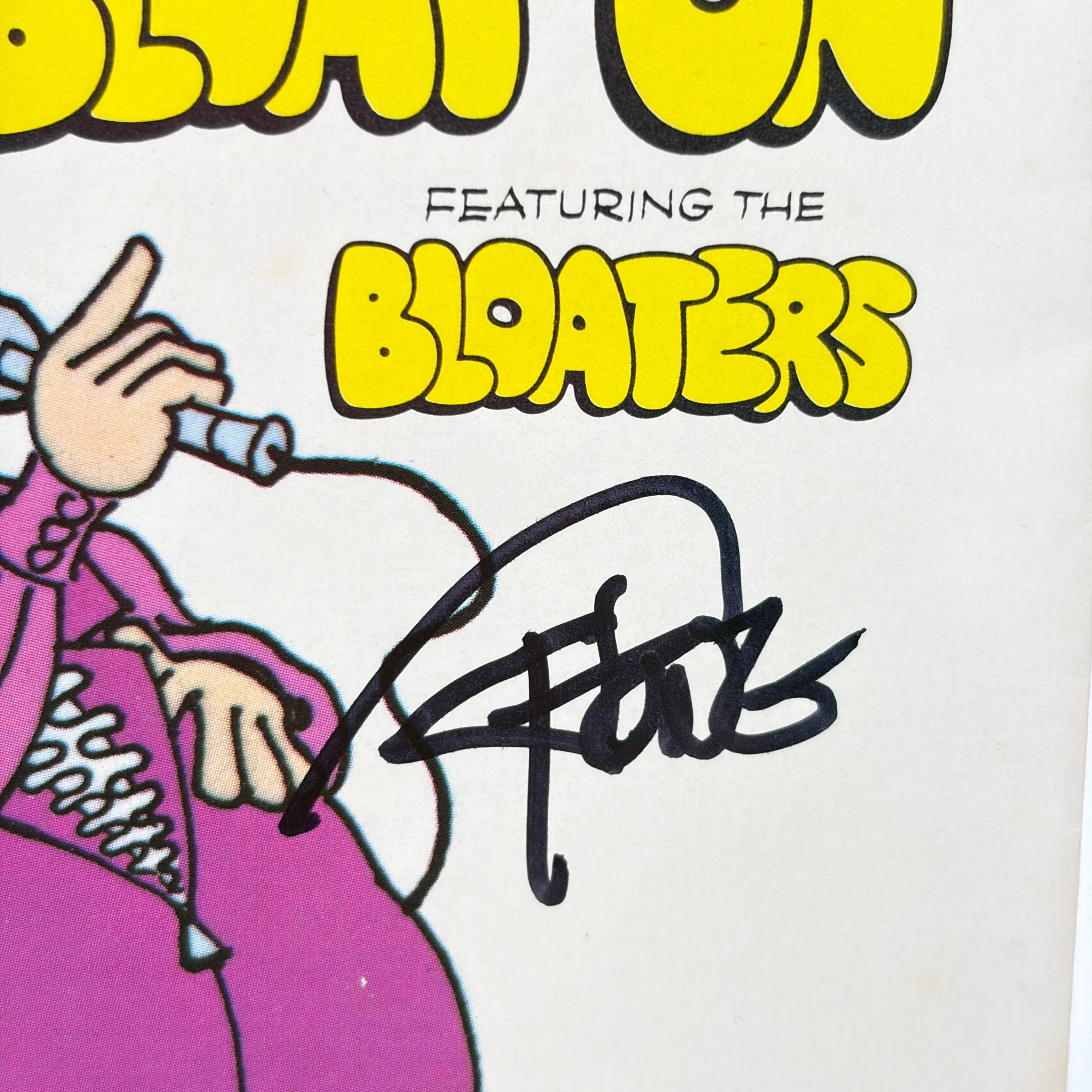 Cheech & Chong Bloat On Signed Vinyl Record