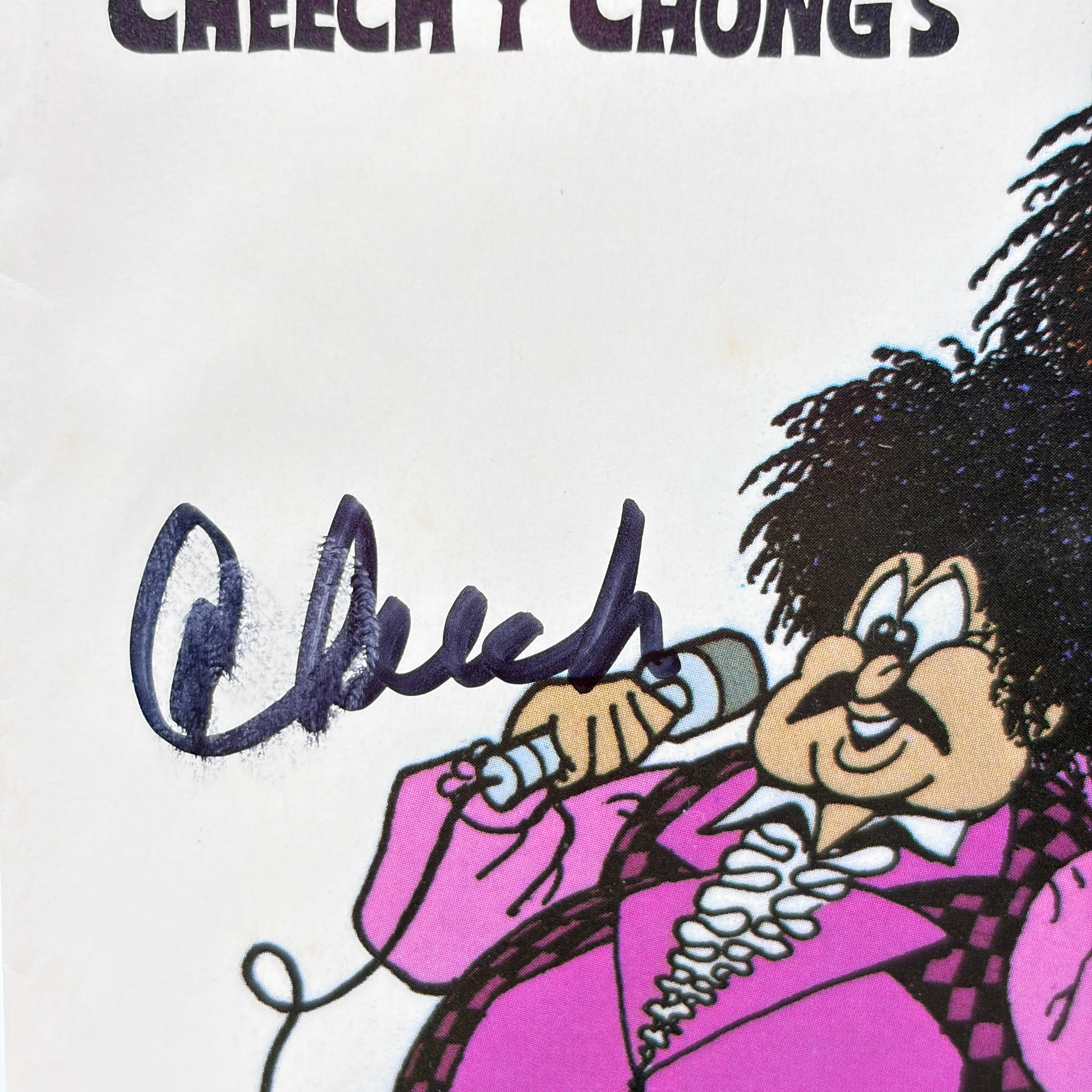 Cheech & Chong Bloat On Signed Vinyl Record