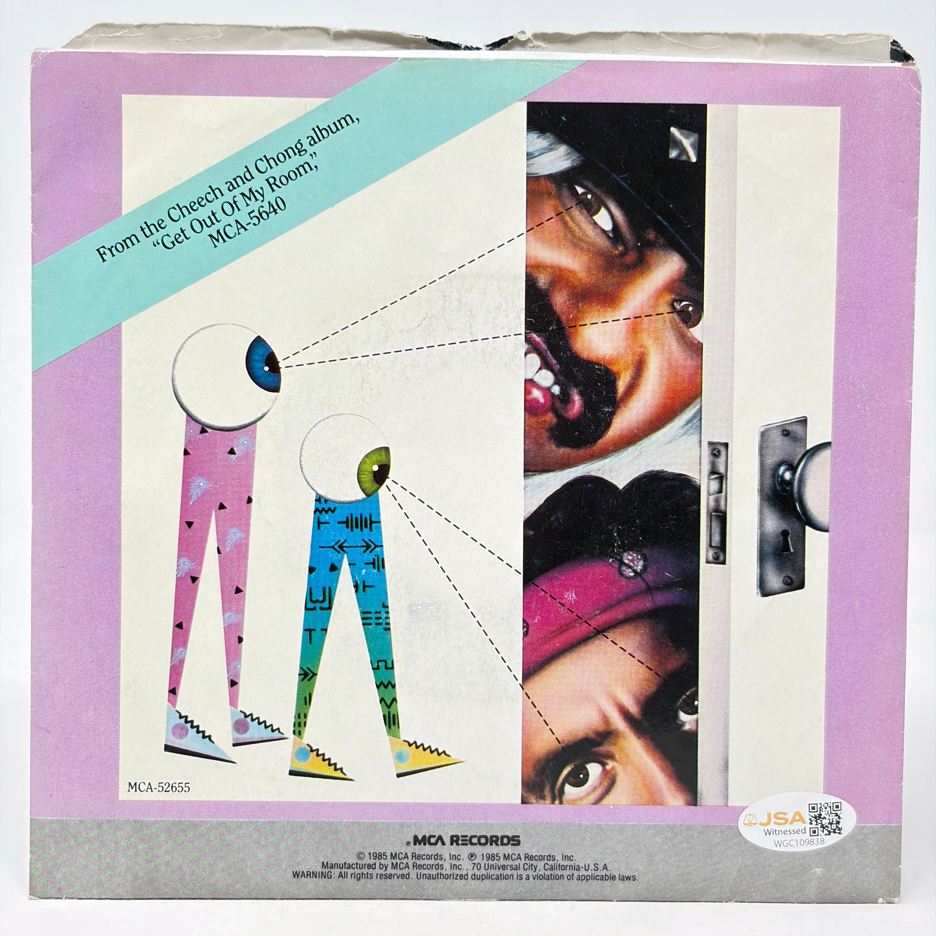 Cheech & Chong Born in East L.A. Signed Vinyl Record Album