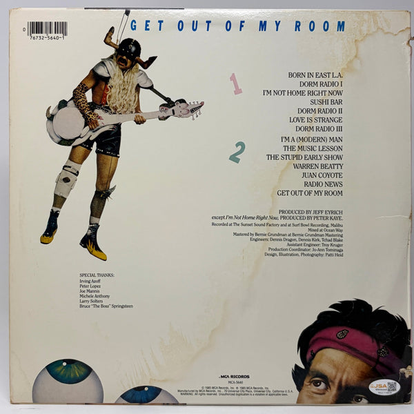 Cheech & Chong Get Out of My Room Signed Vinyl Record Album