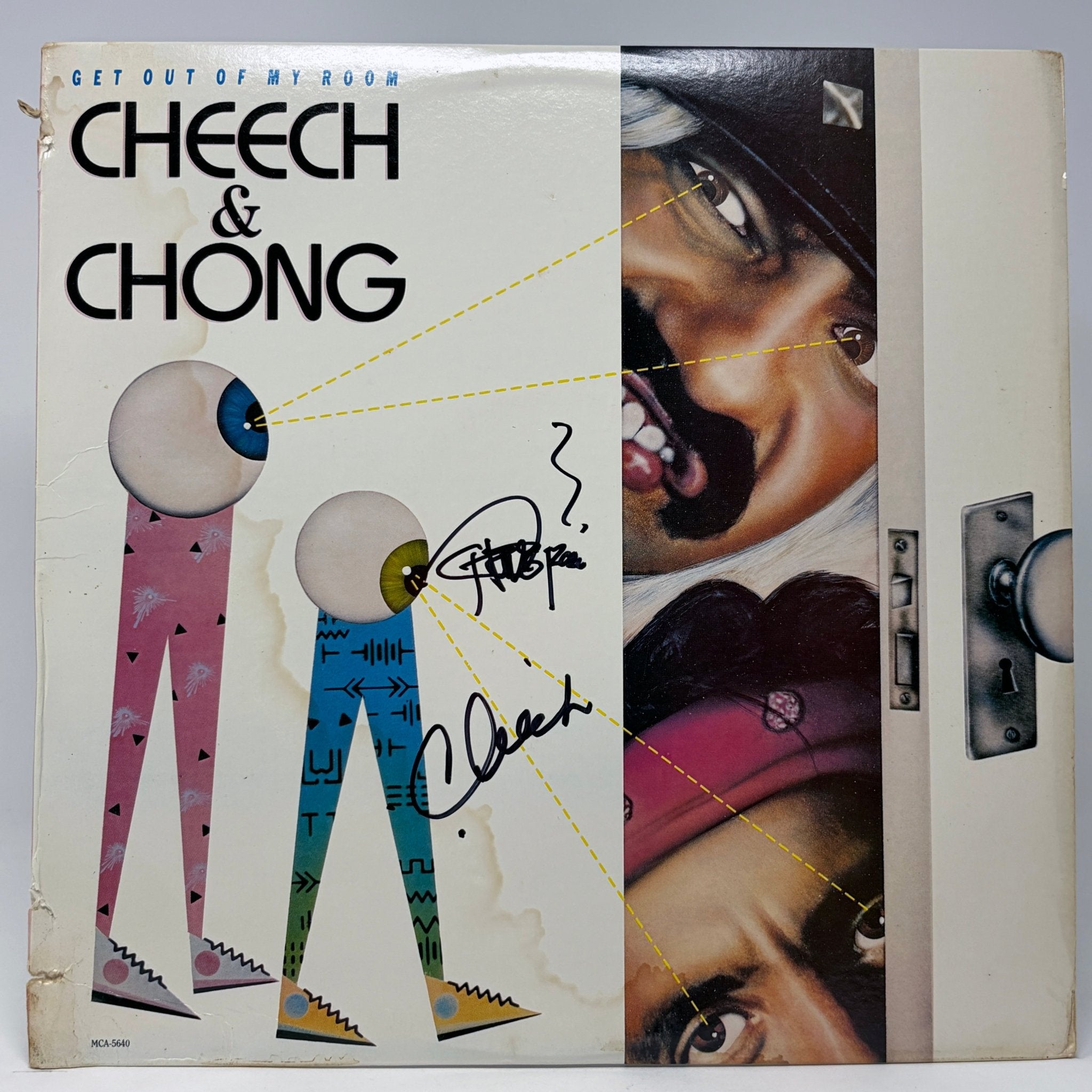 Cheech & Chong Get Out of My Room Signed Vinyl Record Album
