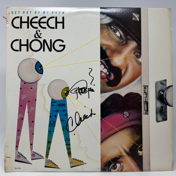Cheech & Chong Get Out of My Room Signed Vinyl Record Album