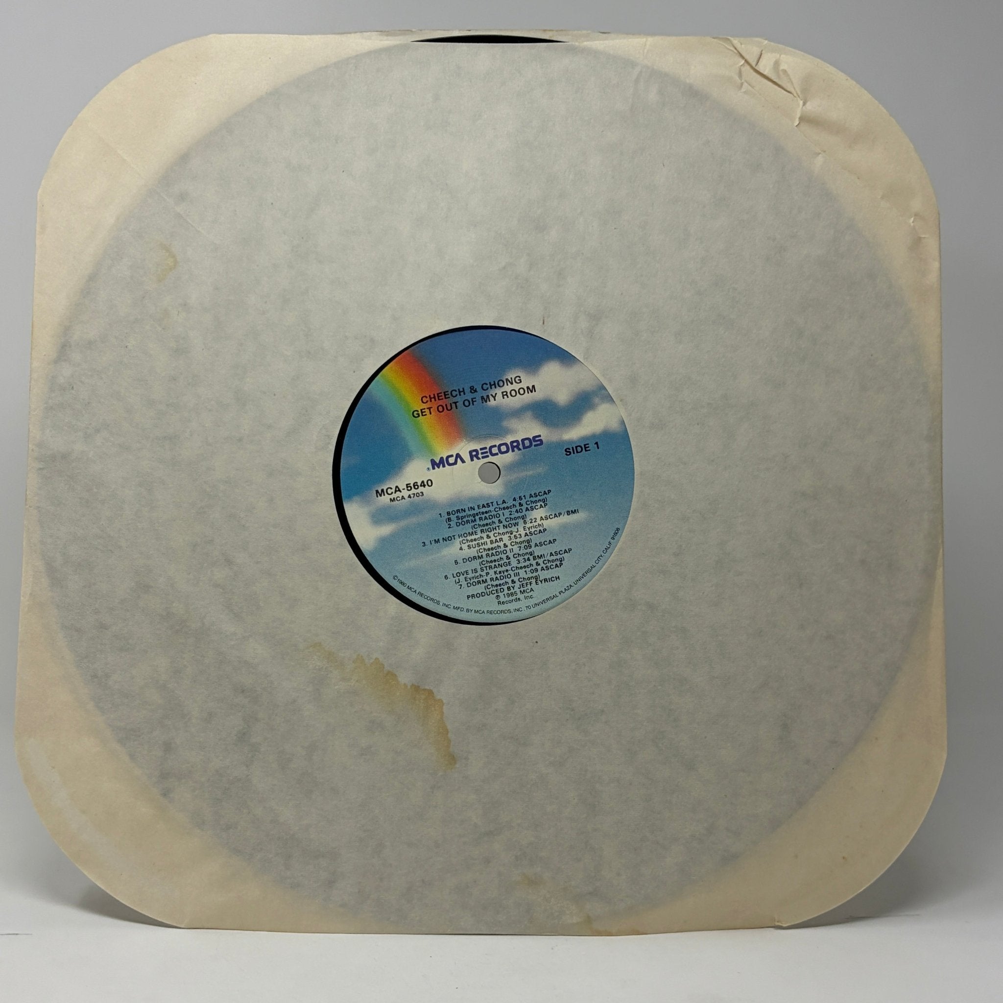 Cheech & Chong Get Out of My Room Signed Vinyl Record Album