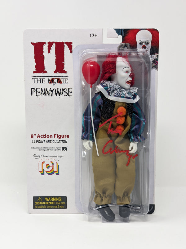 Tim Curry IT The Movie Signed Mego Action Figure Beckett COA Certified Autograph GalaxyCon