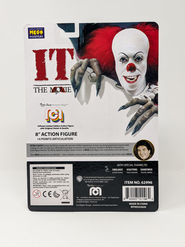 Tim Curry IT The Movie Signed Mego Action Figure Beckett COA Certified Autograph