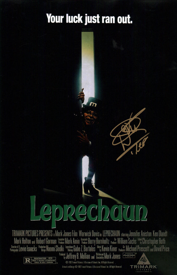 Warwick Davis Leprechaun 11x17 Signed Photo Poster JSA Certified Autograph