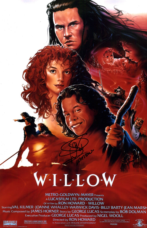 Warwick Davis Willow 11x17 Signed Photo Poster JSA Certified Autograph