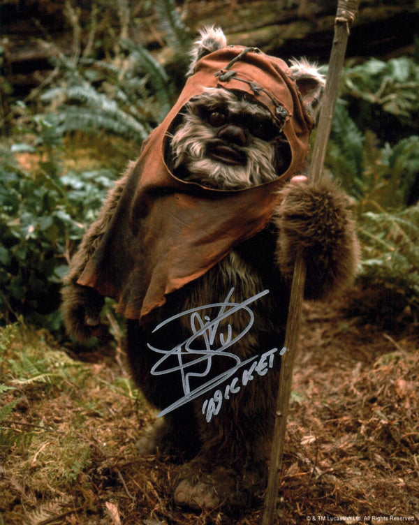 Warwick Davis Star Wars: Return of the Jedi 8x10 Signed Photo JSA COA Certified Autograph
