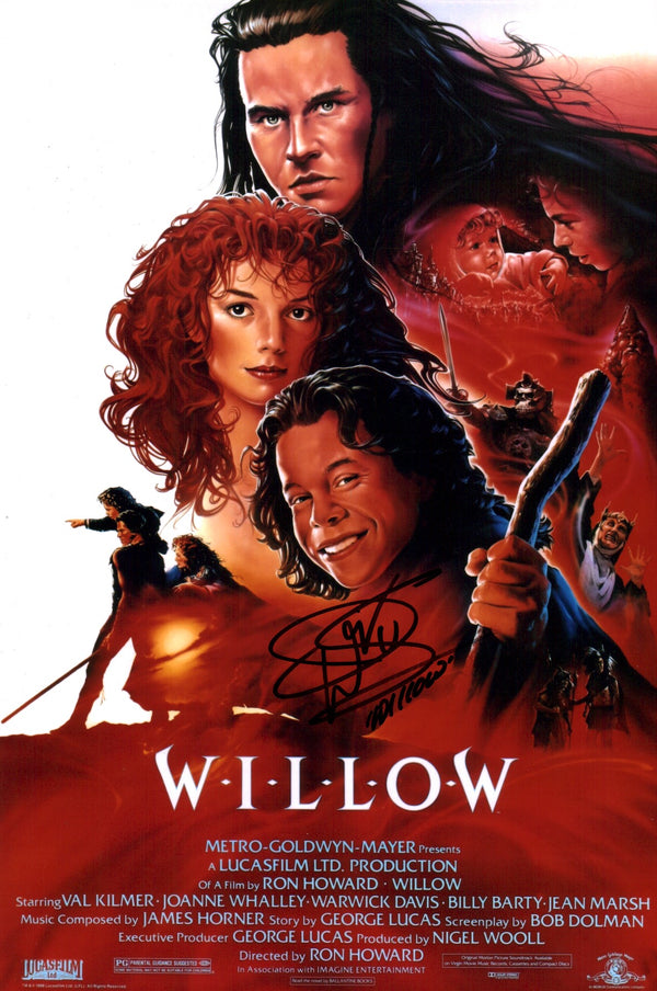 Warwick Davis Willow 8x12 Signed Photo JSA Certified Autograph