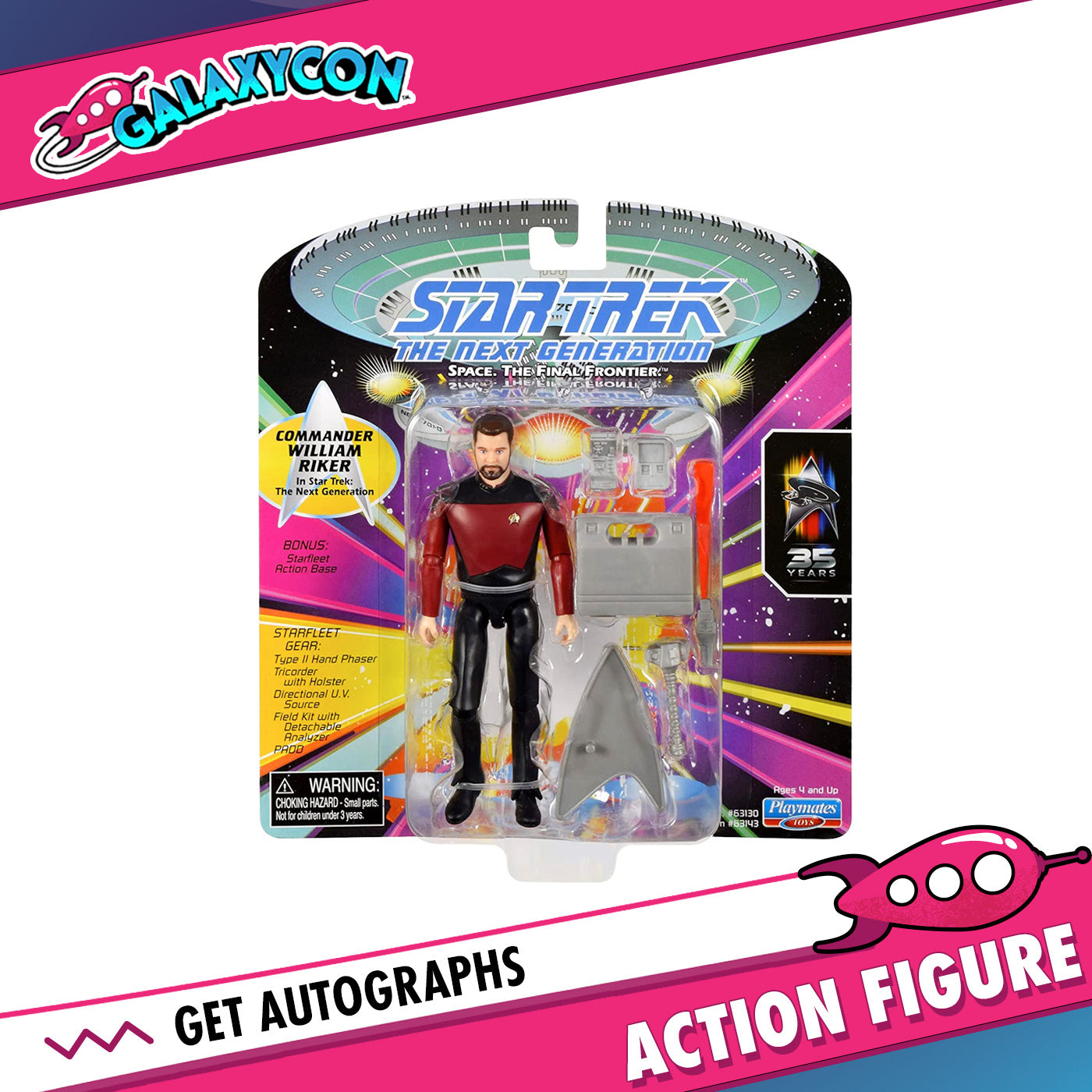 Jonathan Frakes: Autograph Signing on an Action Figure, November 5th