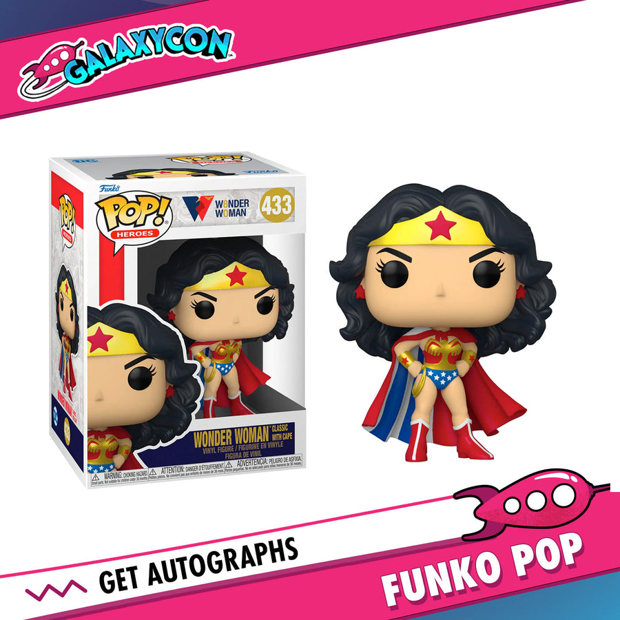 Lynda Carter: Autograph Signing on a Funko Pop, Late 2023