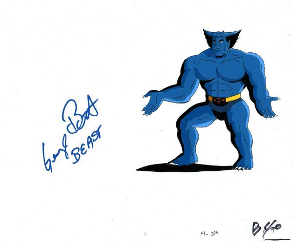 George Buza X-Men: The Animated Series 10.5x12.5" Signed Animation Production Cel JSA LOA Certified Autograph