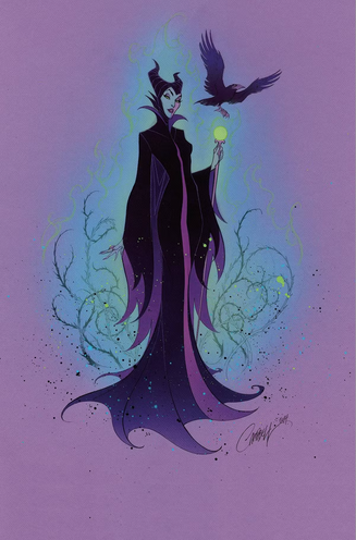 Disney Villains Maleficent #1 1:10 Campbell Virgin Variant Comic Book