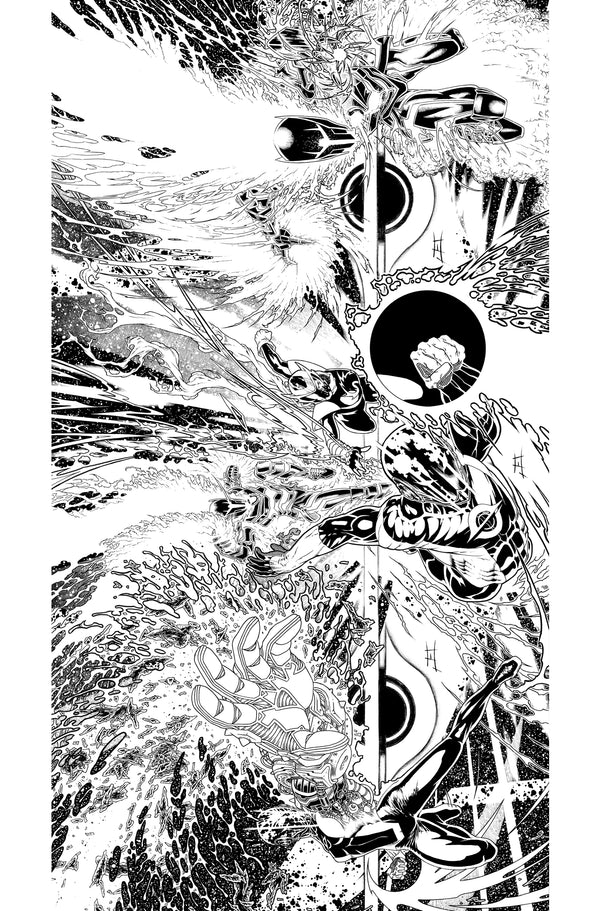 Radiant Red #1 GalaxyCon Exclusive B&W Virgin Variant Comic Book GalaxyCon