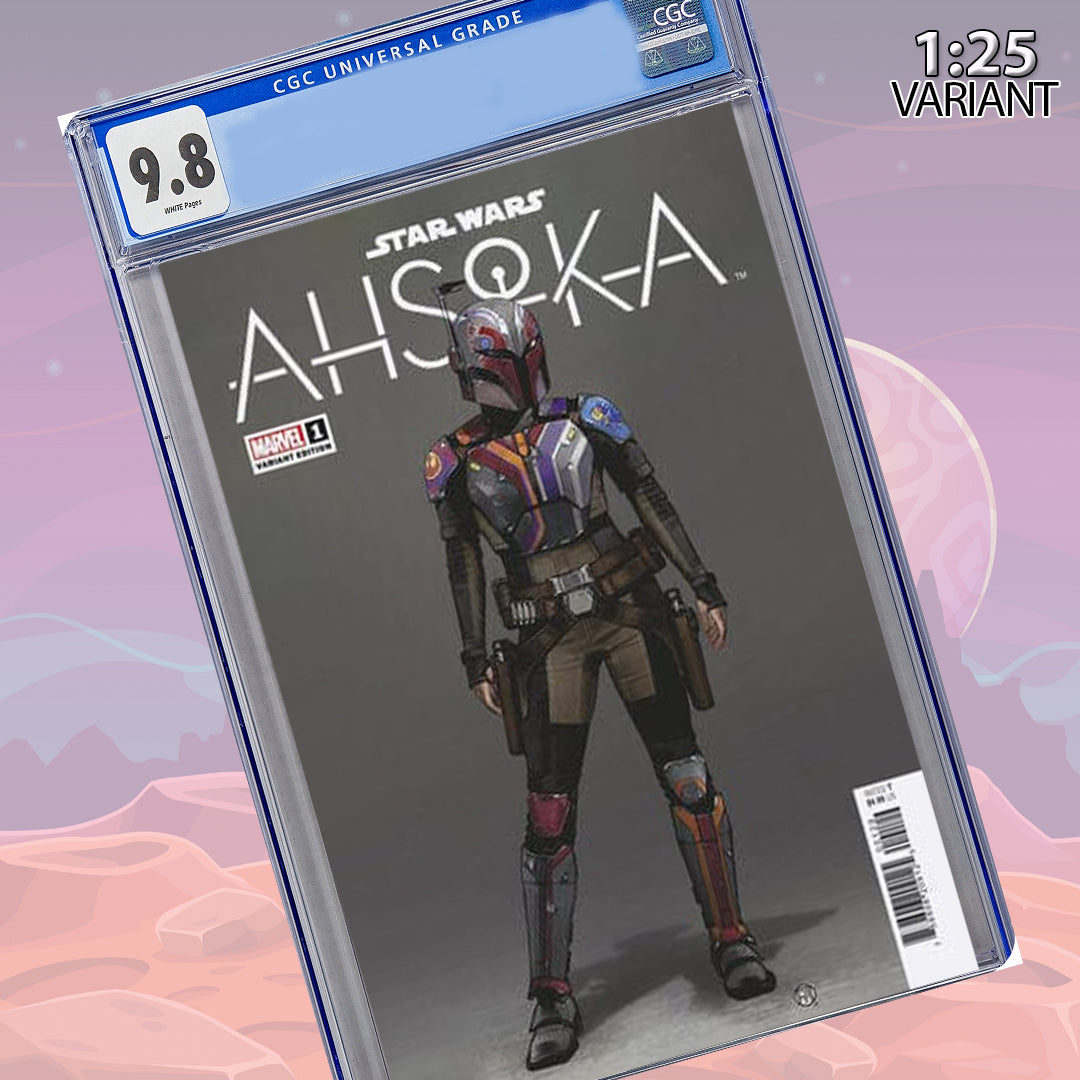 Ahsoka #1 1:10 Concept Art Variant CGC Universal Grade 9.8