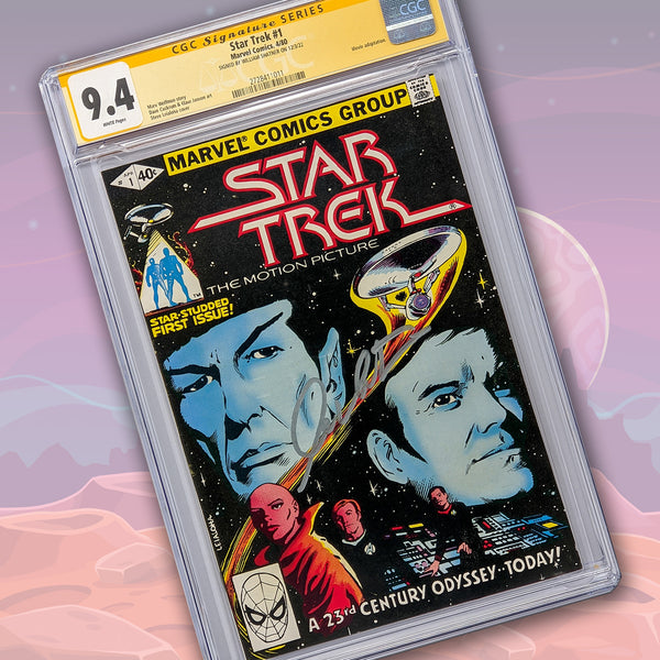 Star Trek #1 Marvel Comics CGC Signature Series 9.4 Signed William Shatner