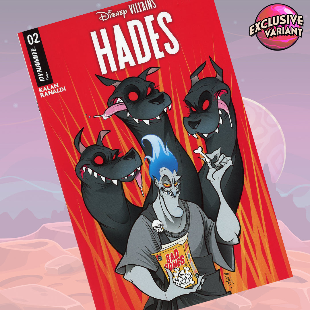Disney Villians Hades #2 GalaxyCon Exclusive Gustavo Duarte Trade Variant Comic Book