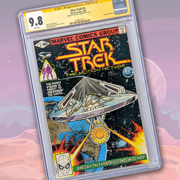 Star Trek #3 Marvel Comics CGC Signature Series 9.8 William Shatner