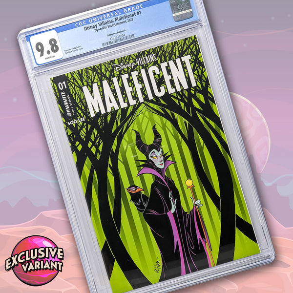 Disney Villains Maleficent #1 GalaxyCon Exclusive Edition A Duarte Cover CGC Universal 9.8