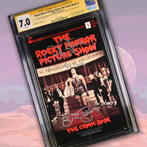 Rocky Horror Picture Show: The Comic Book #1  CGC Signature Series 7.0 Cast x3 Signed Bostwick, Sarandon, Curry