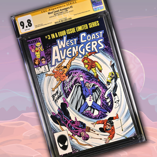 Marvel Comics West Coast Avengers #3 CGC Signature Series 9.8 Signed Breeding & Hall