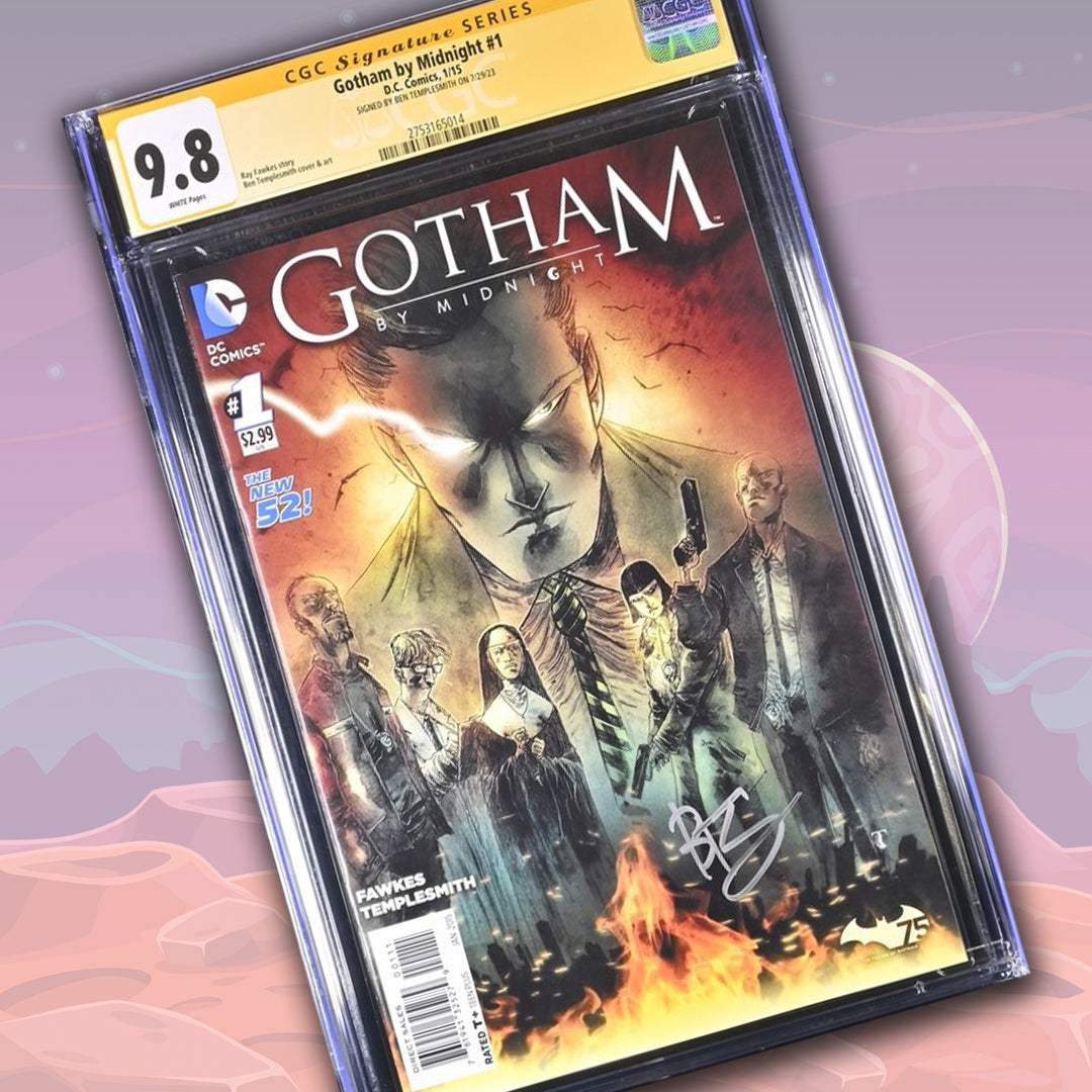 Gotham By Midnight #1 CGC Signature Series 9.8 Signed Ben Templesmith