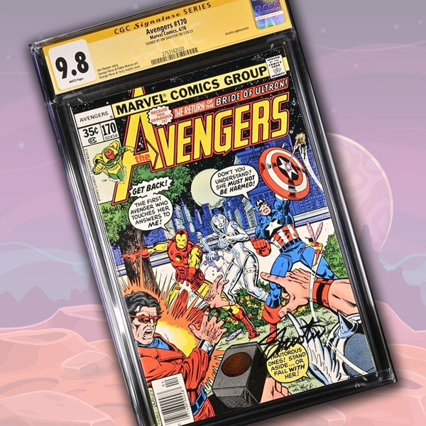Avengers #170 Marvel Comics CGC Signature Series 9.8 Signed Jim Shooter GalaxyCon