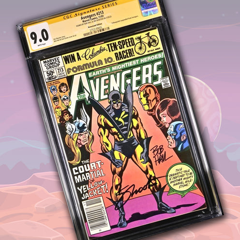 Avengers #213 Marvel Comics CGC Signature Series 9.0 Signed Hall, Shooter
