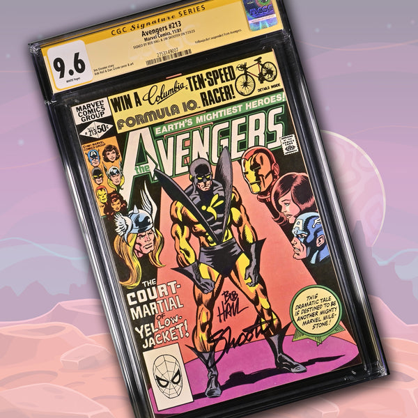 Avengers #213 Marvel Comics CGC Signature Series 9.6 Signed Hall, Shooter