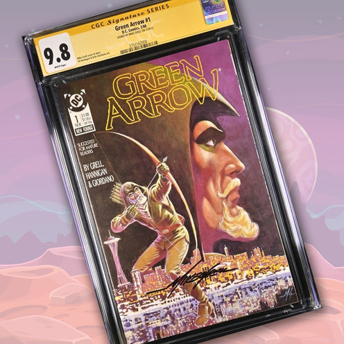 Green Arrow #1 DC Comics CGC Signature Series 9.8 Signed Mike Grell