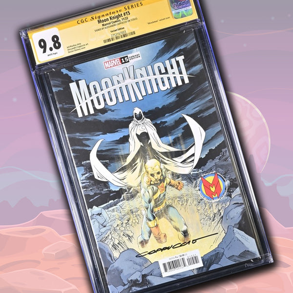 Moon Knight #15 Shalvey Variant Marvel Comics CGC Signature Series 9.8 Signed Alessandro Cappuccio