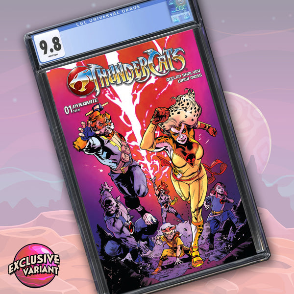 PRESALE: CGC Universal Grade 9.8 Thundercats #1 GalaxyCon Exclusive Mahmud Asrar Variant Trade Comic Book