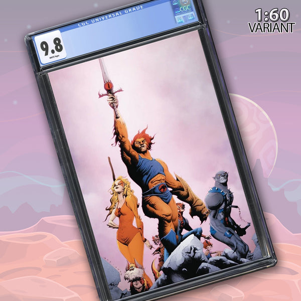PRESALE: CGC Universal Grade 9.8 Thundercats #1 Cover X 1:60 Lee & Chung Virgin Foil Variant Cover Comic Book