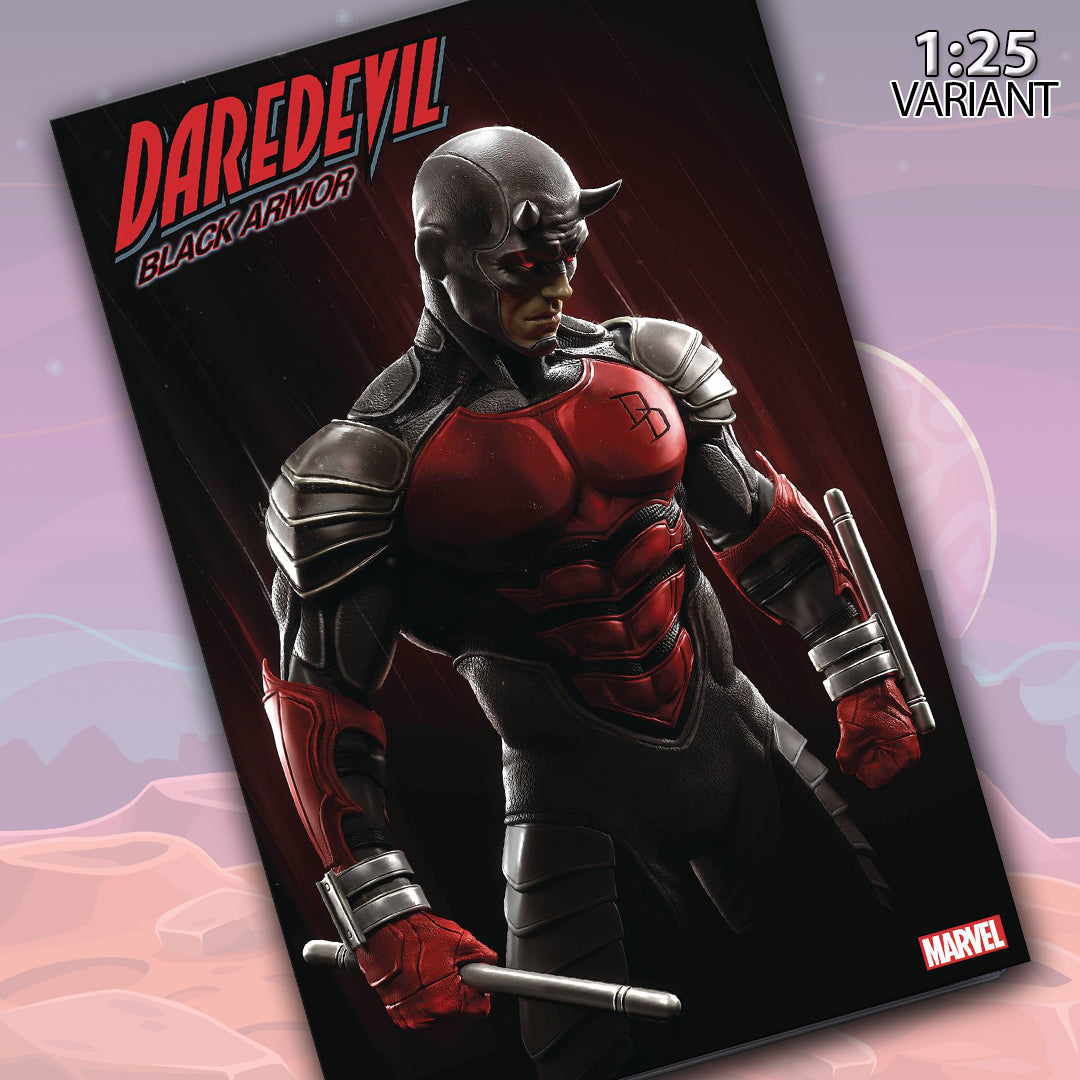 Daredevil Black Armor #1 1:25 Grasseti Variant Comic Book