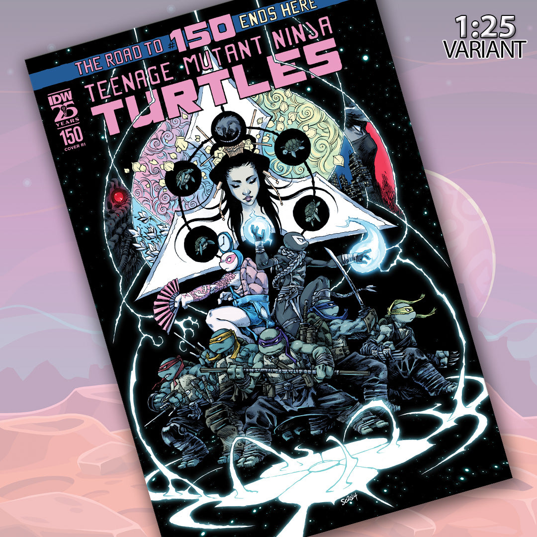 Teenage Mutant Ninja Turtles #150 1:25 Campbell Variant Comic Book