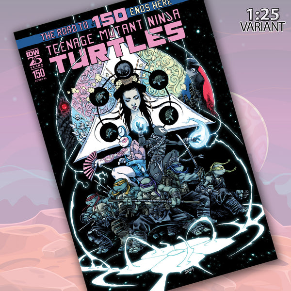 Teenage Mutant Ninja Turtles #150 1:25 Campbell Variant Comic Book
