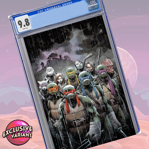 PRESALE: CGC Universal Grade 9.8 Teenage Mutant Ninja Turtles #150 GalaxyCon Exclusive Virgin Variant Comic Book