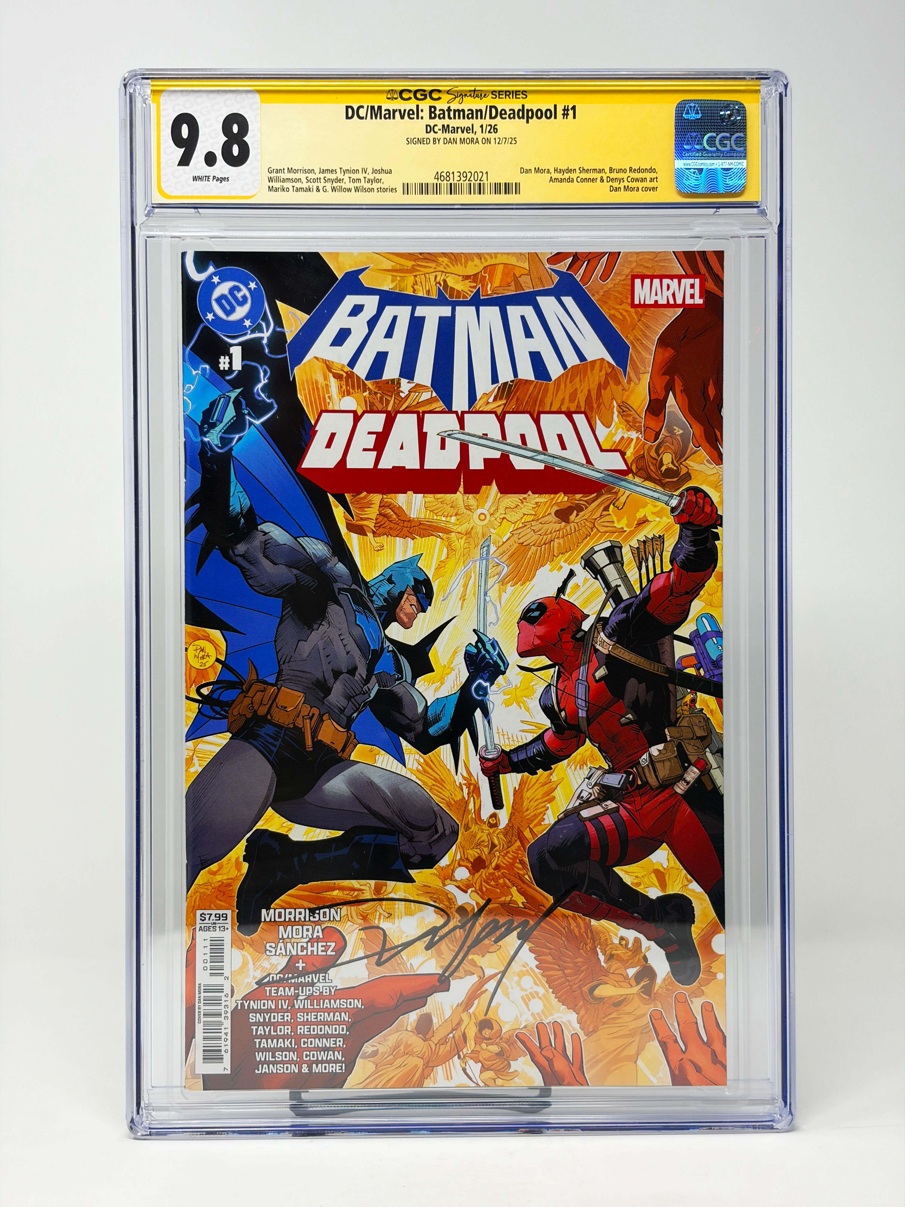 DC/MARVEL: BATMAN/DEADPOOL #1 SIGNATURE SERIES CGC 9.8
