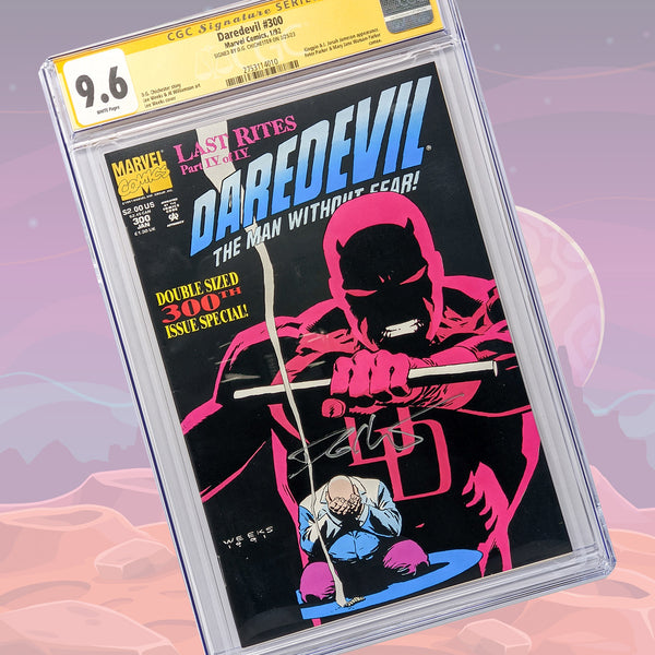 Marvel Comics Daredevil #300 CGC Signature Series 9.6 Signed D.G Chichester