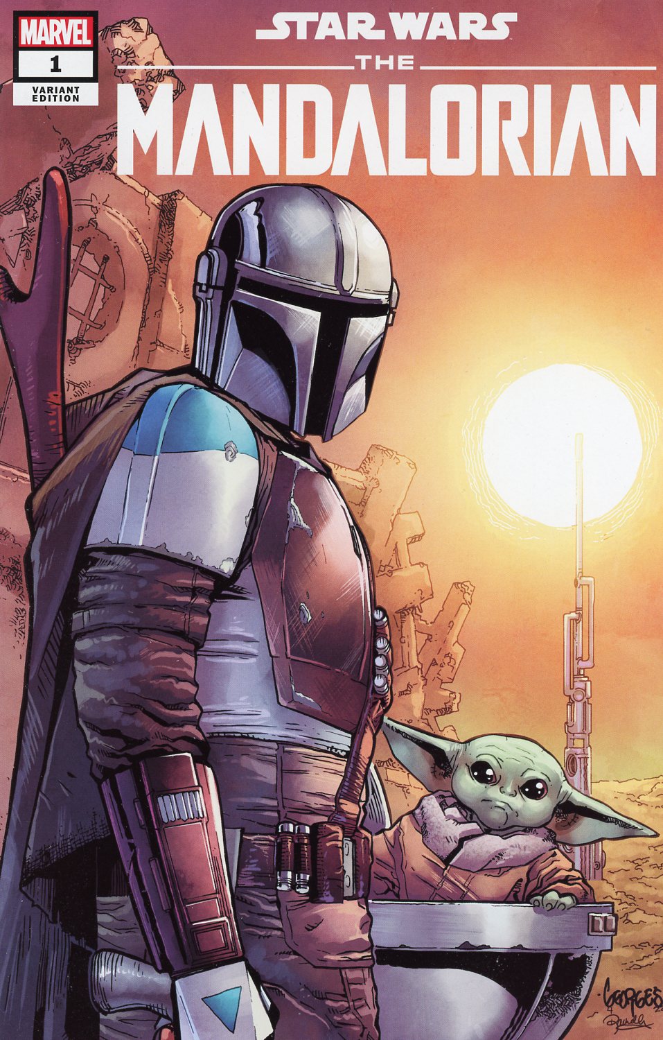 Star Wars: The Mandalorian #1 GalaxyCon Exclusive Variant Comic Book