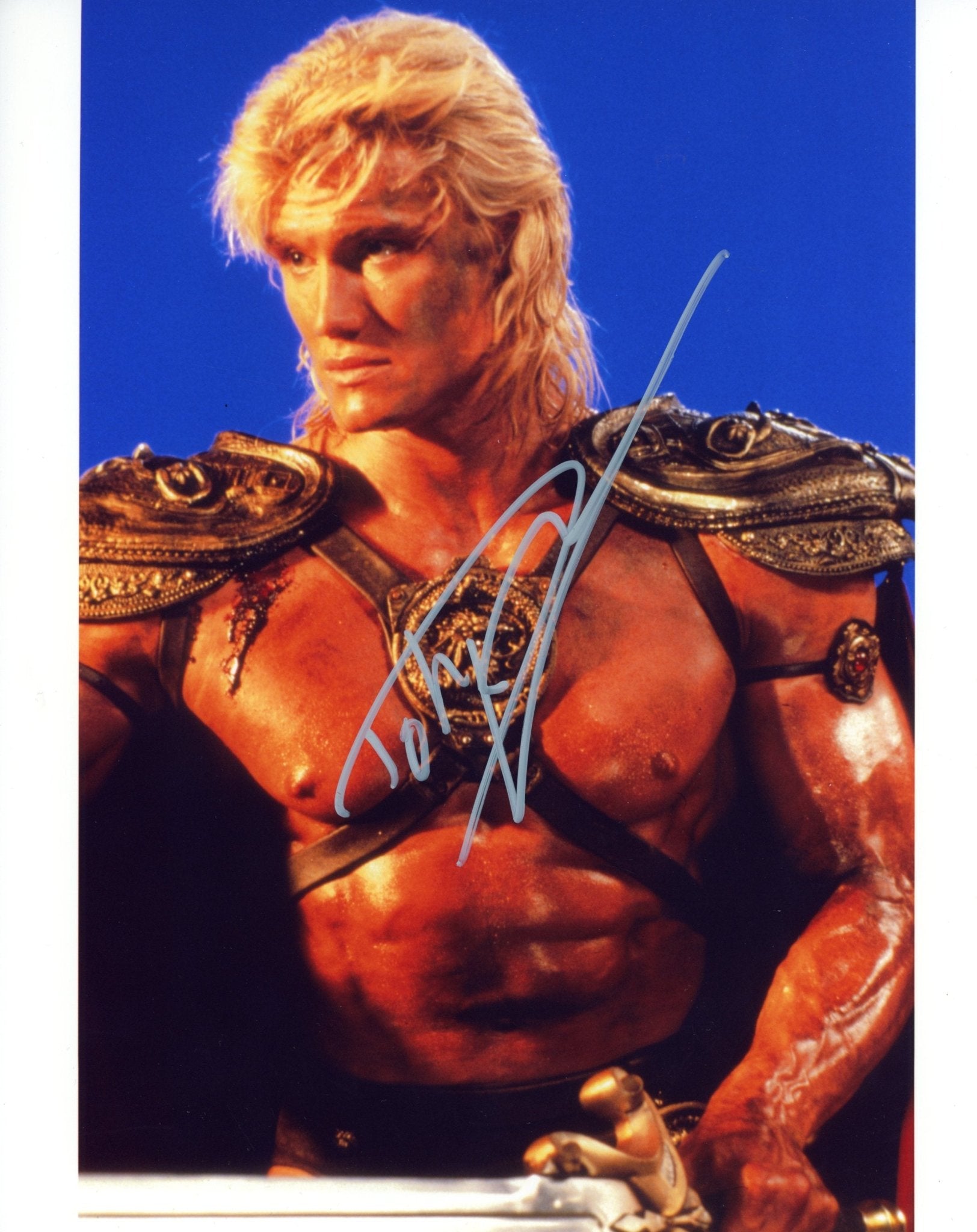Dolph Lundgren Masters of the Universe 8x10 Signed Photo JSA Certified Autograph