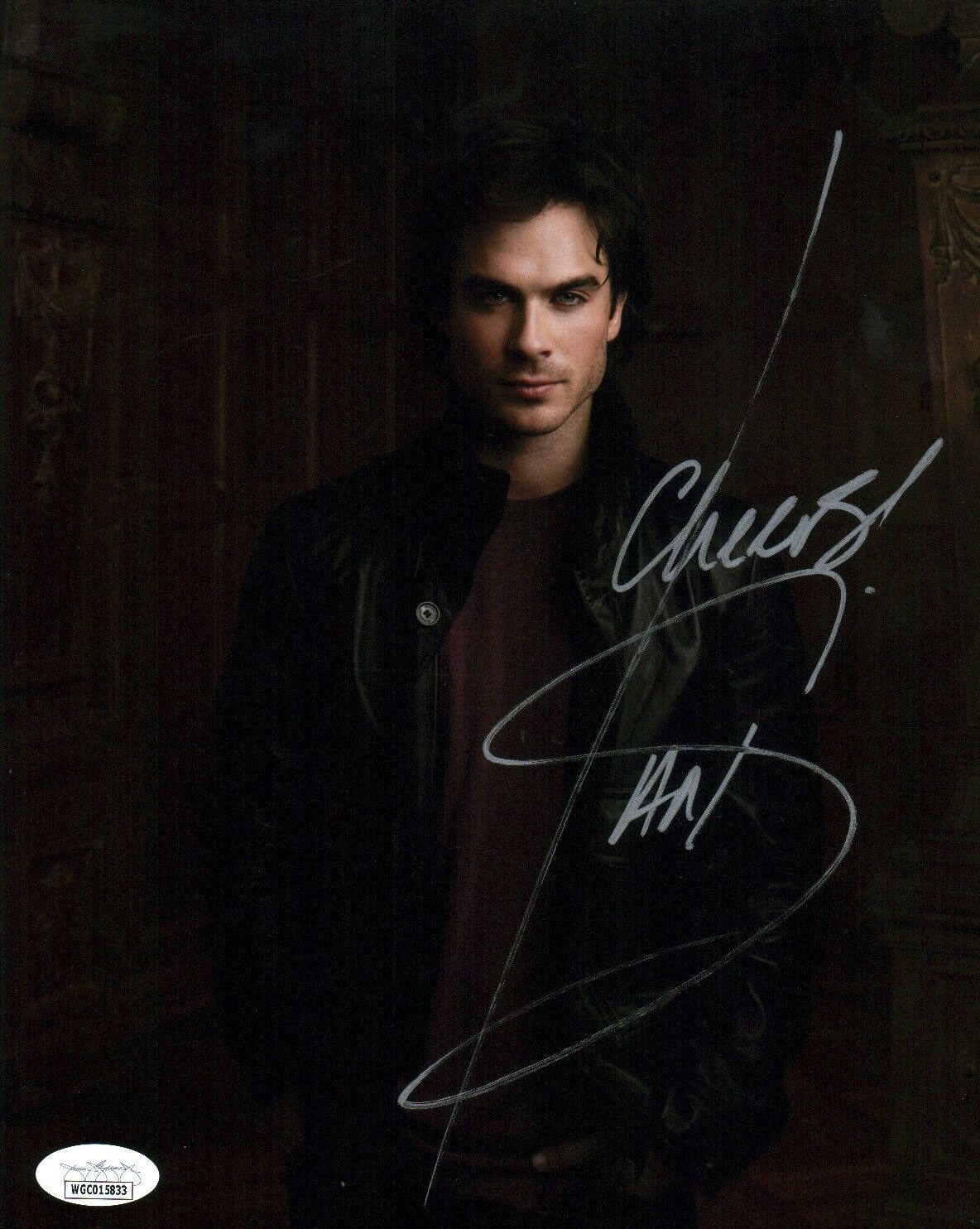 Ian Somerhalder Vampire Diaries 8x10 Signed Autographed Photo JSA Certified Autograph