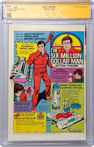 Star Trek #35 Gold Key CGC Signature Series 9.2 William Shatner